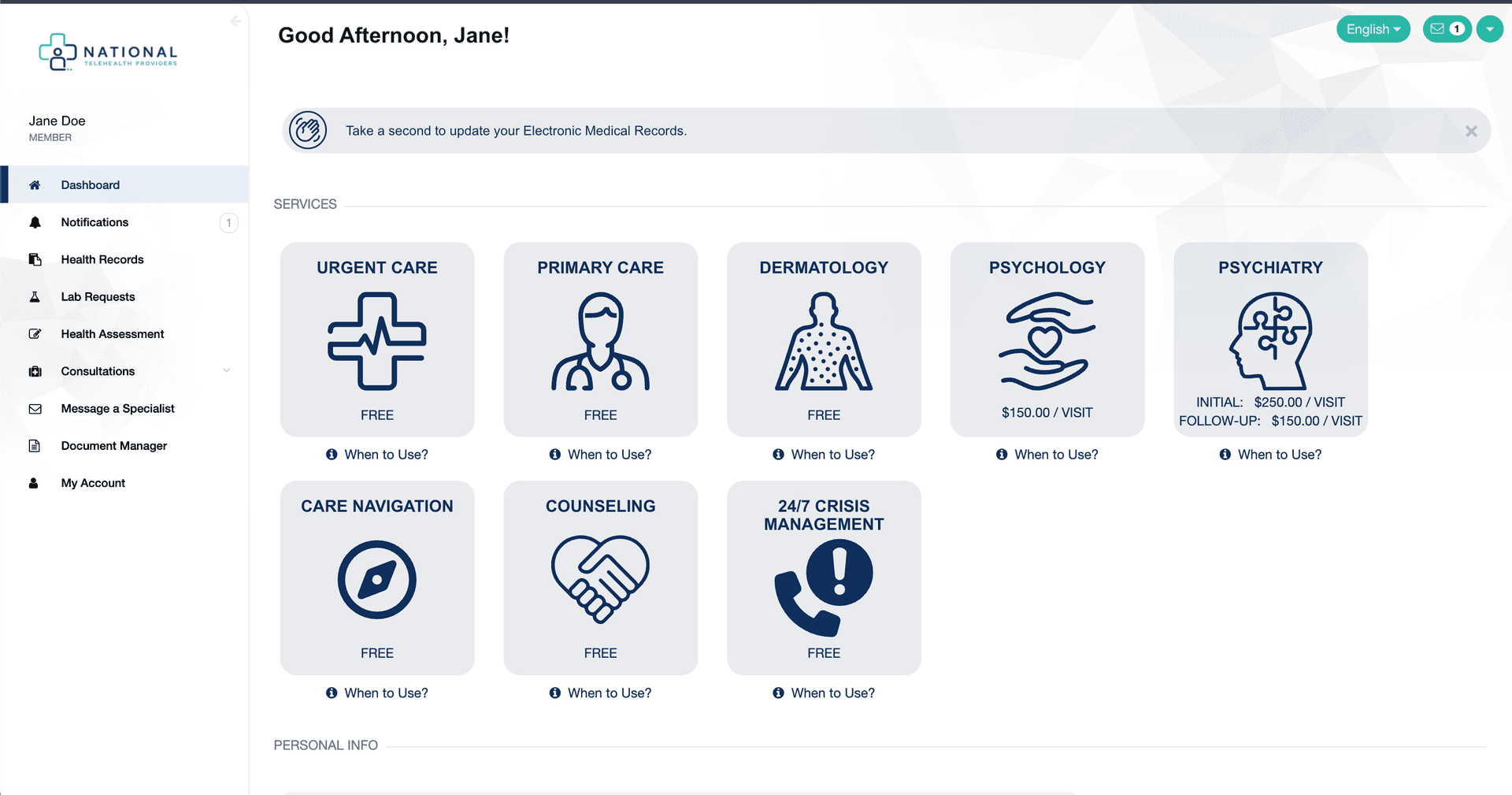 Branded behavioral health member experience